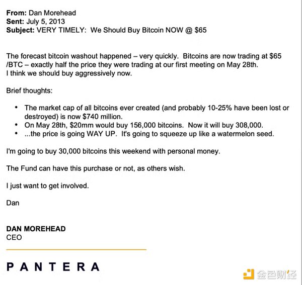 Pantera比特币基金千倍回报：早期投资与未来展望